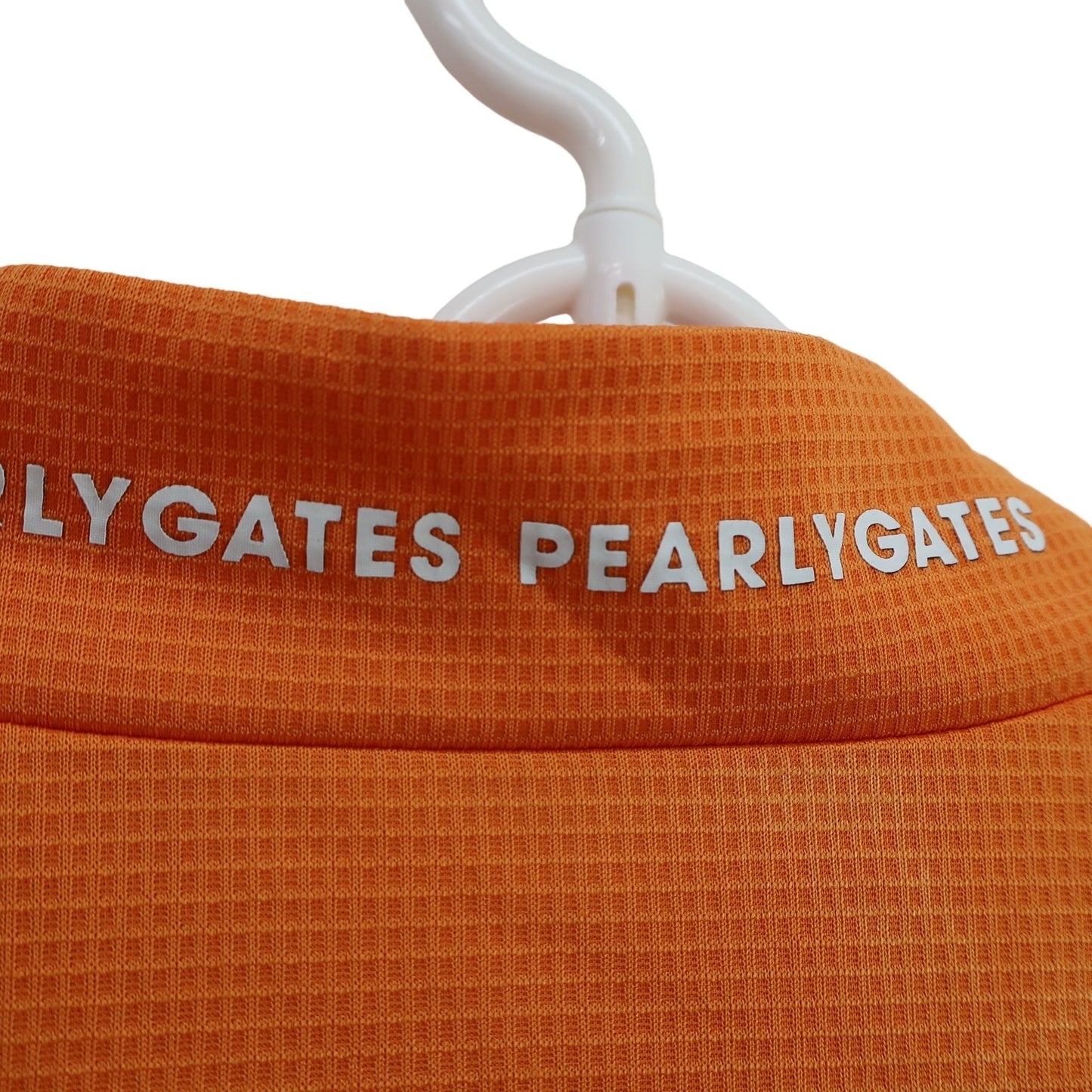 PEARLY GATES(パーリーゲイツ) 半袖モックネックシャツ オレンジ レディース 1 055-0167502 B