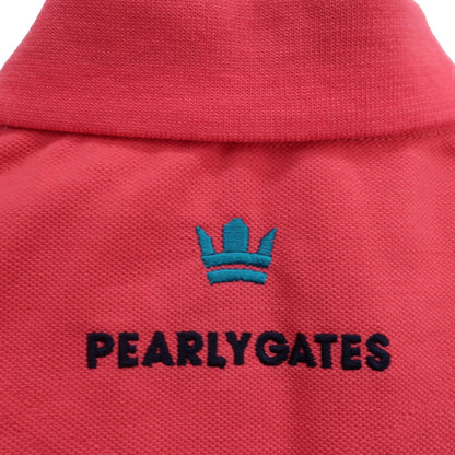 PEARLY GATES(パーリーゲイツ) ノースリーブポロシャツ ピンク レディース 0 055-0260606 A