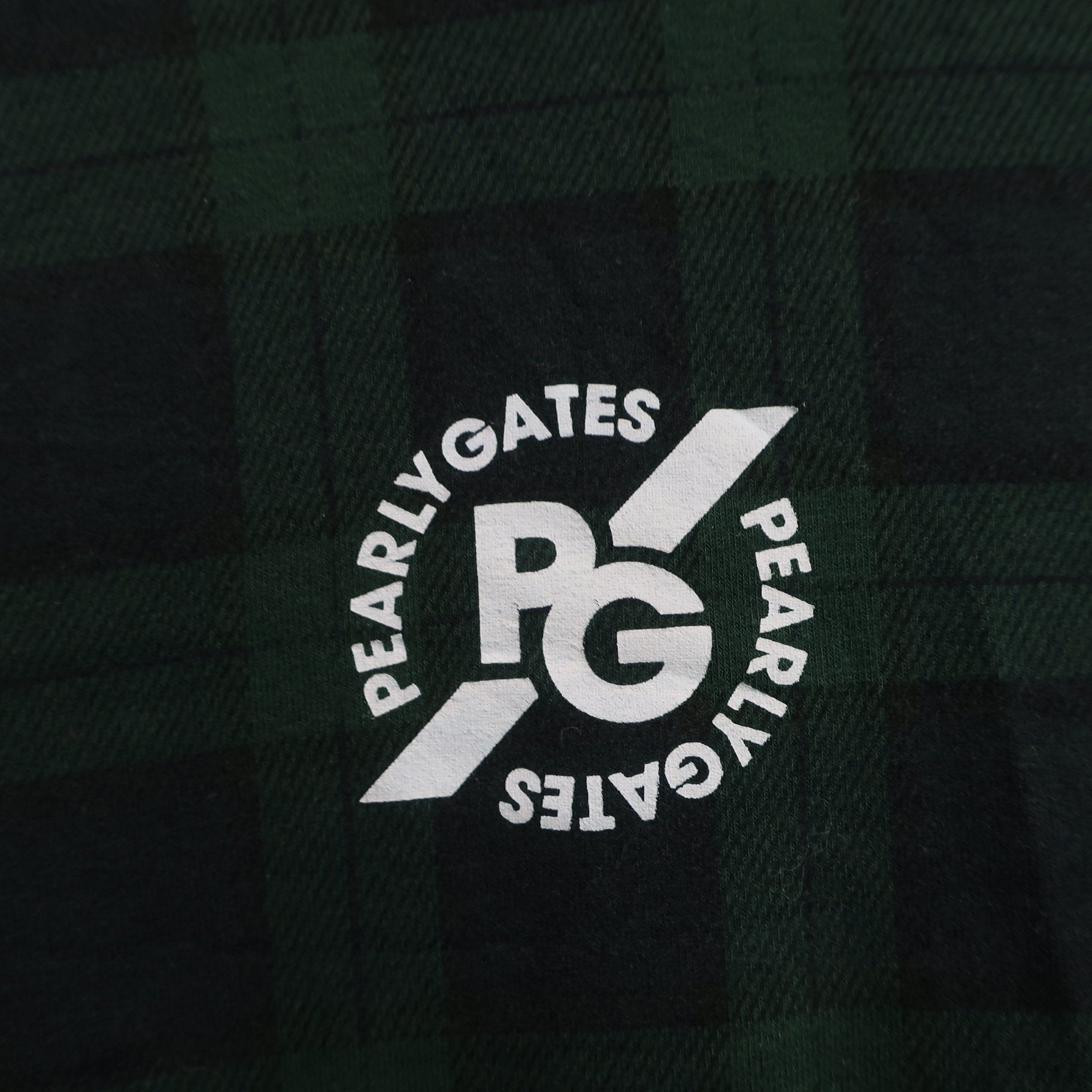 PEARLY GATES(パーリーゲイツ) 長袖ハイネックシャツ 緑チェック レディース 1 055-1166104 A