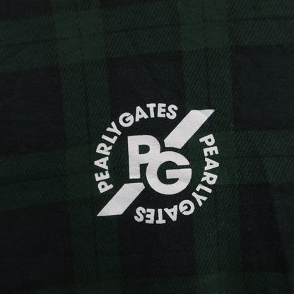 PEARLY GATES(パーリーゲイツ) 長袖ハイネックシャツ 緑チェック レディース 1 055-1166104 A