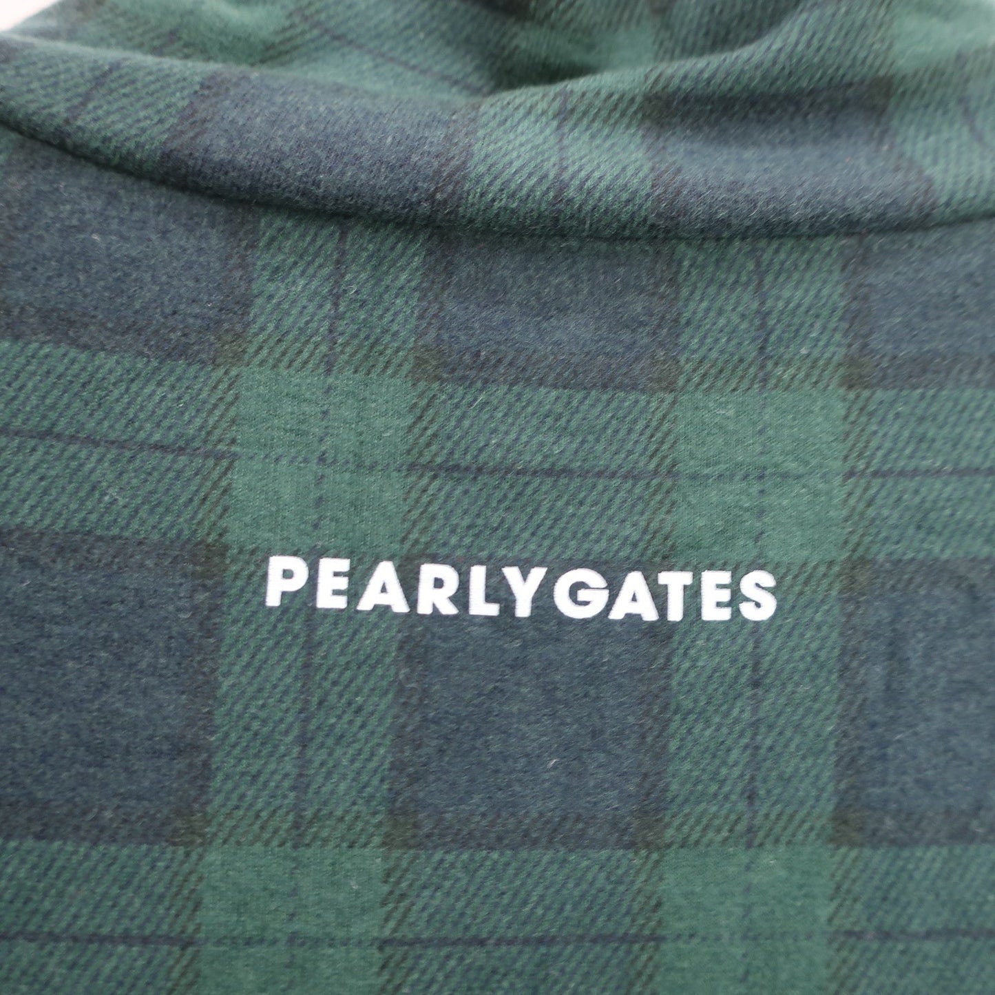 PEARLY GATES(パーリーゲイツ) 長袖ハイネックシャツ 緑チェック レディース 1 055-1166104 A