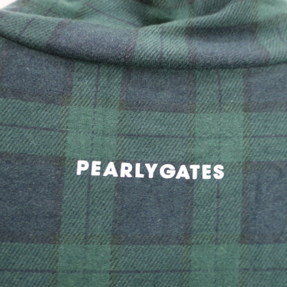 PEARLY GATES(パーリーゲイツ) 長袖ハイネックシャツ 緑チェック レディース 1 055-1166104 A