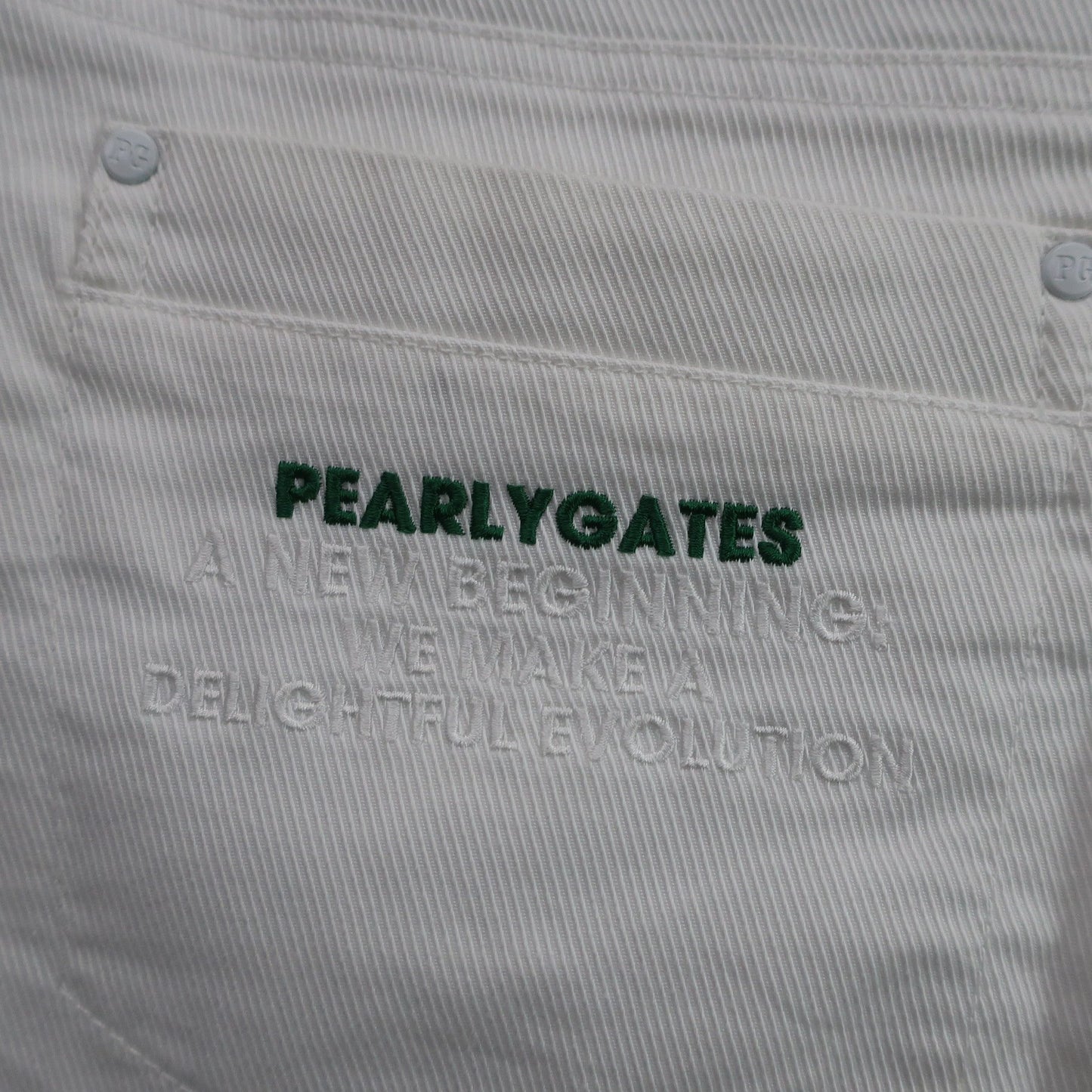 PEARLY GATES(パーリーゲイツ) パンツ 白 レディース 2 055-0131210 B