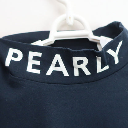PEARLY GATES(パーリーゲイツ) 半袖モックネックシャツ ネイビー レディース 1 055-0267712 A