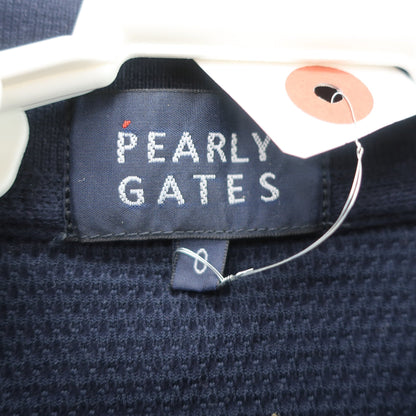 PEARLY GATES(パーリーゲイツ) ポロシャツ ネイビーイエロー レディース 0 055-1160324 B