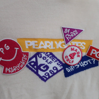 PEARLY GATES(パーリーゲイツ) ニットパーカー ベージュ レディース 1 055-0270130 A