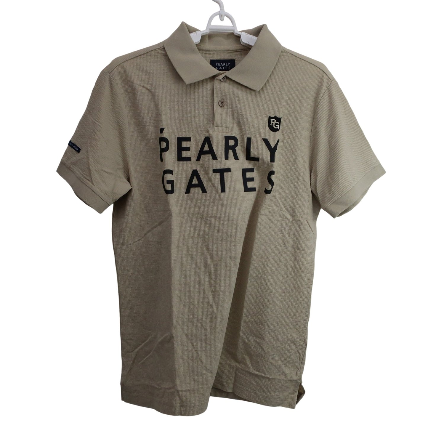 PEARLY GATES(パーリーゲイツ) ポロシャツ ベージュ メンズ 6 053-1160351 A