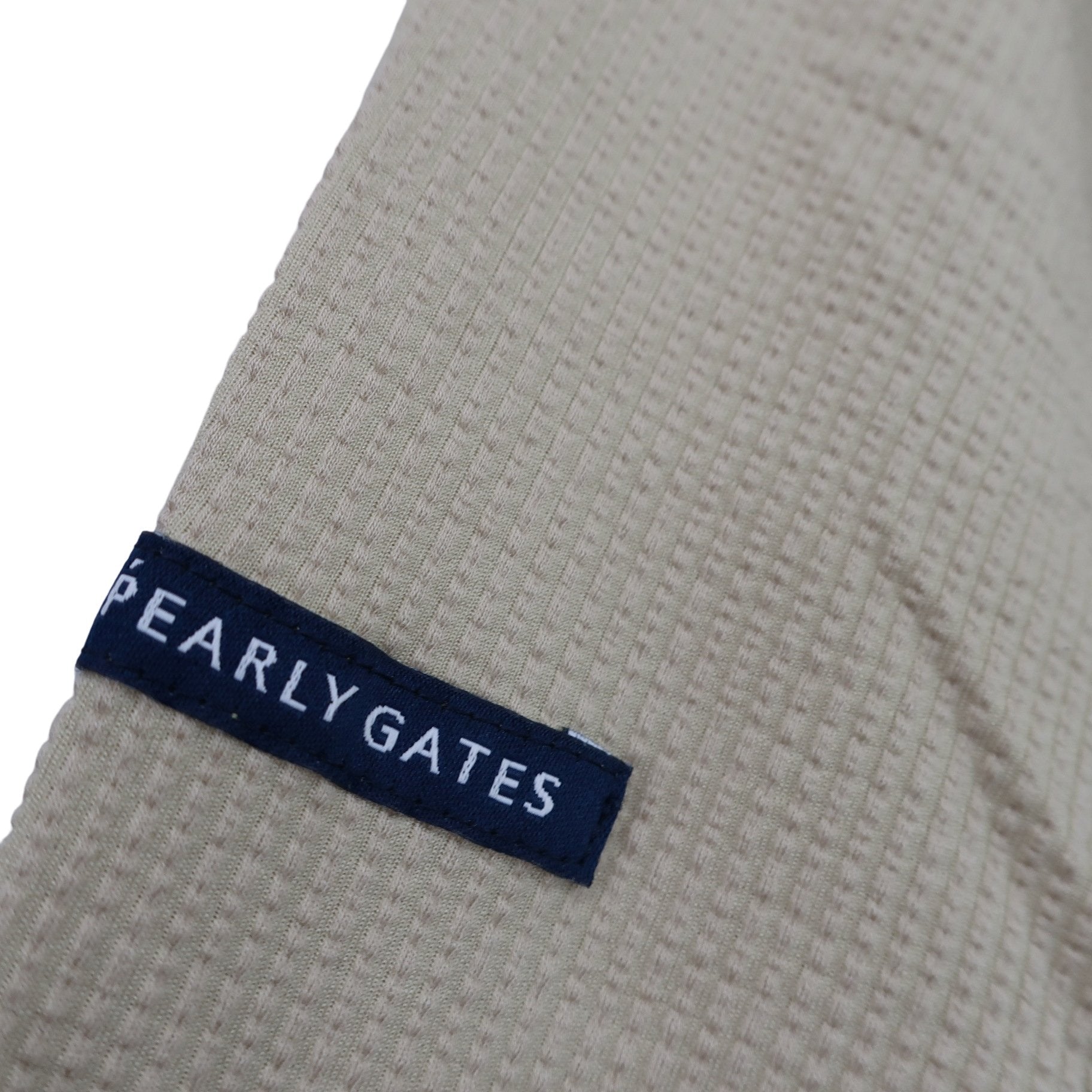 PEARLY GATES(パーリーゲイツ) ポロシャツ ベージュ メンズ 6 053-1160351 A