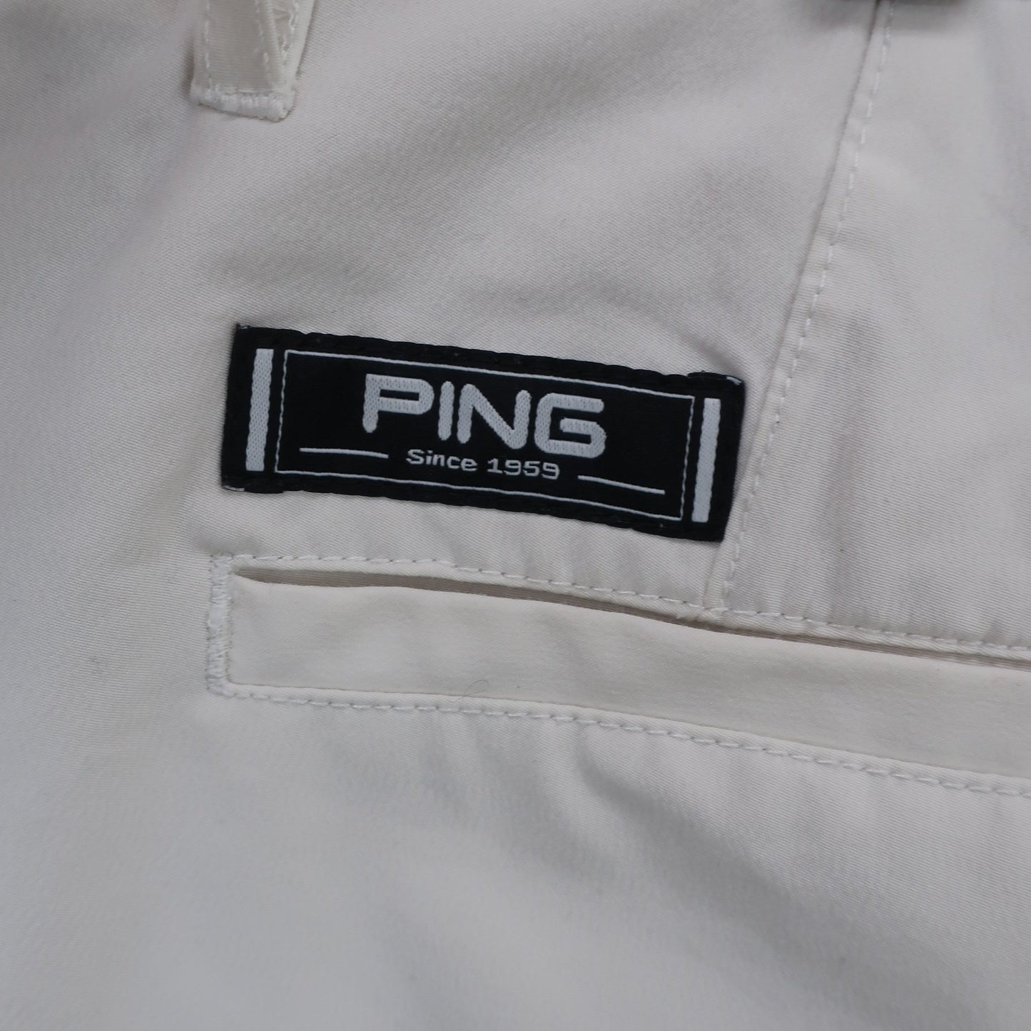 PING(ピン) パンツ 白 メンズ LL 621-3132309 B
