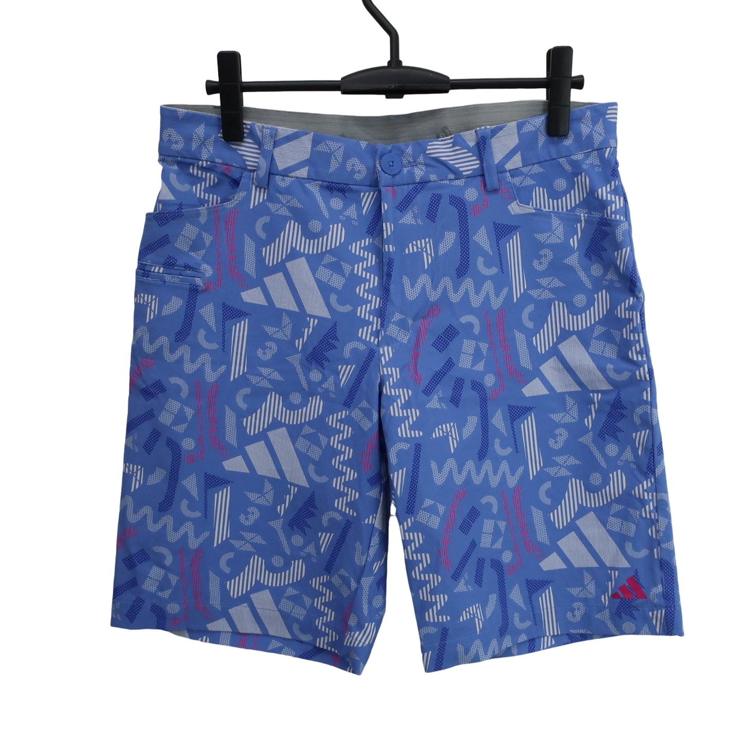 adidas(アディダス) ハーフパンツ 水色総柄 メンズ 88 A