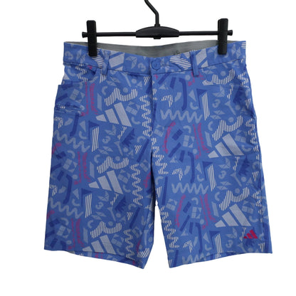 adidas(アディダス) ハーフパンツ 水色総柄 メンズ 88 A