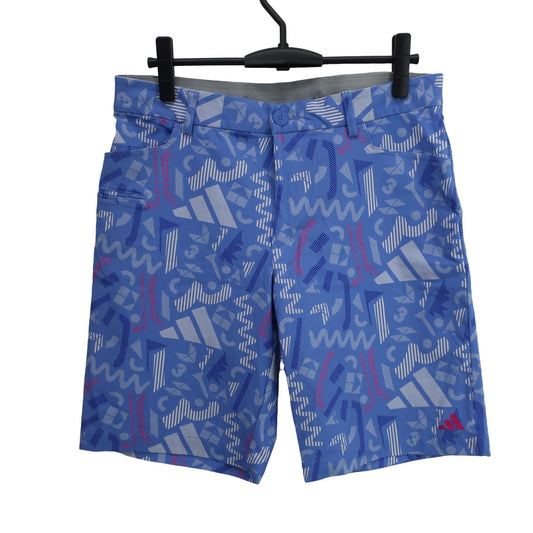 adidas(アディダス) ハーフパンツ 水色総柄 メンズ 88 A