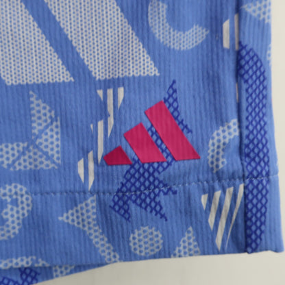 adidas(アディダス) ハーフパンツ 水色総柄 メンズ 88 A