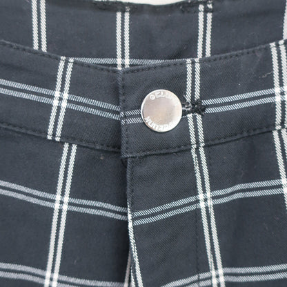 clunk(クランク) ハーフパンツ 黒チェック レディース M B