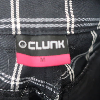 clunk(クランク) ハーフパンツ 黒チェック レディース M B