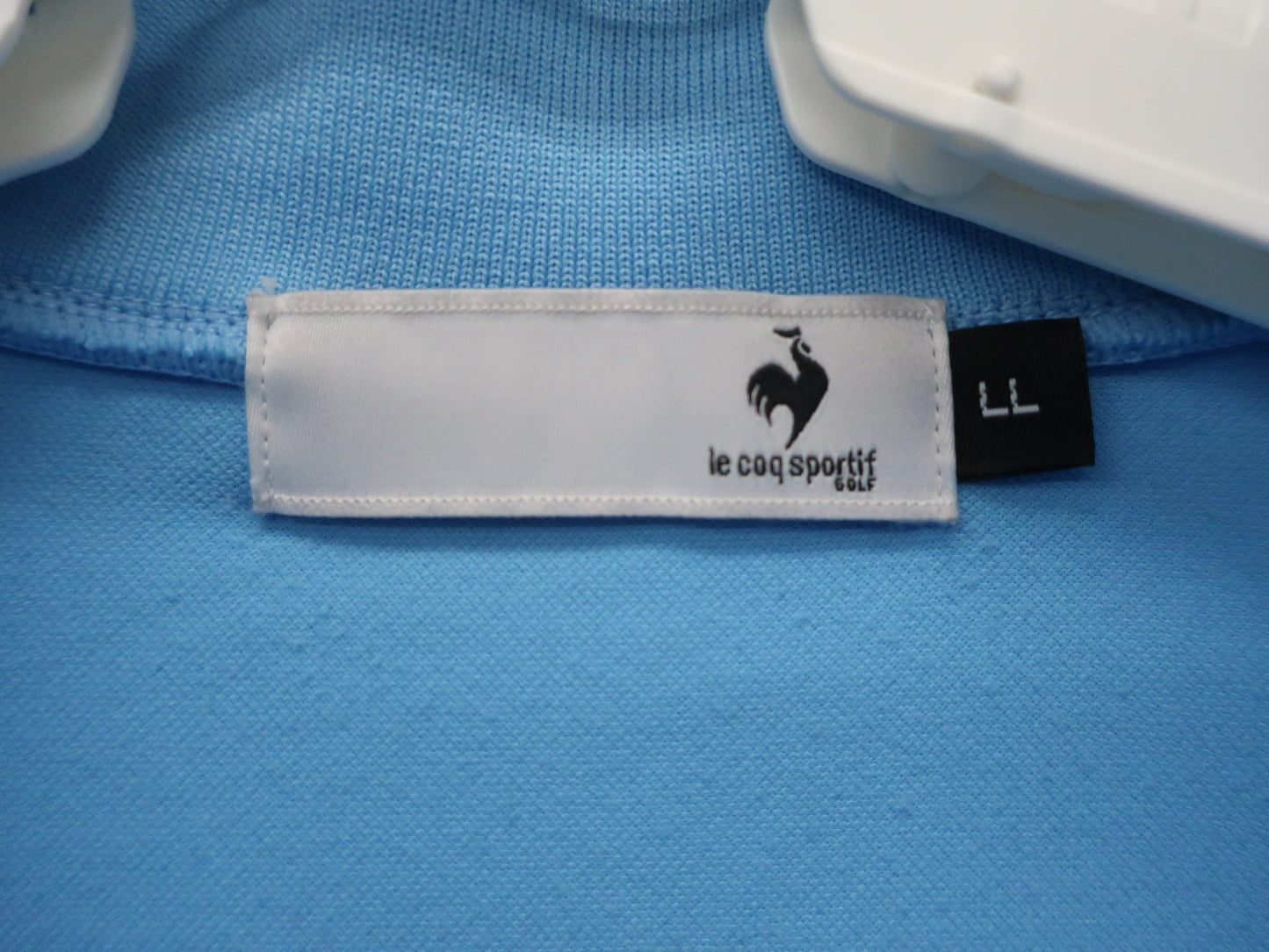 le coq sportif(ルコックスポルティフ) ハーフジップシャツ 水色 メンズ LL B