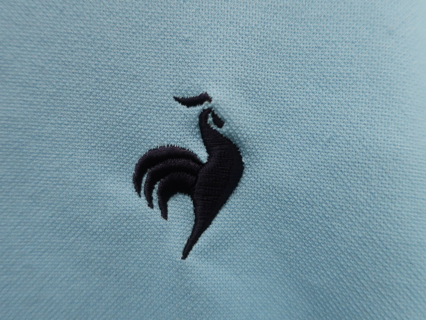 le coq sportif(ルコックスポルティフ) ハーフジップシャツ 水色 メンズ LL B