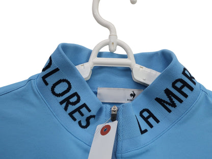 le coq sportif(ルコックスポルティフ) ハーフジップシャツ 水色 メンズ LL B