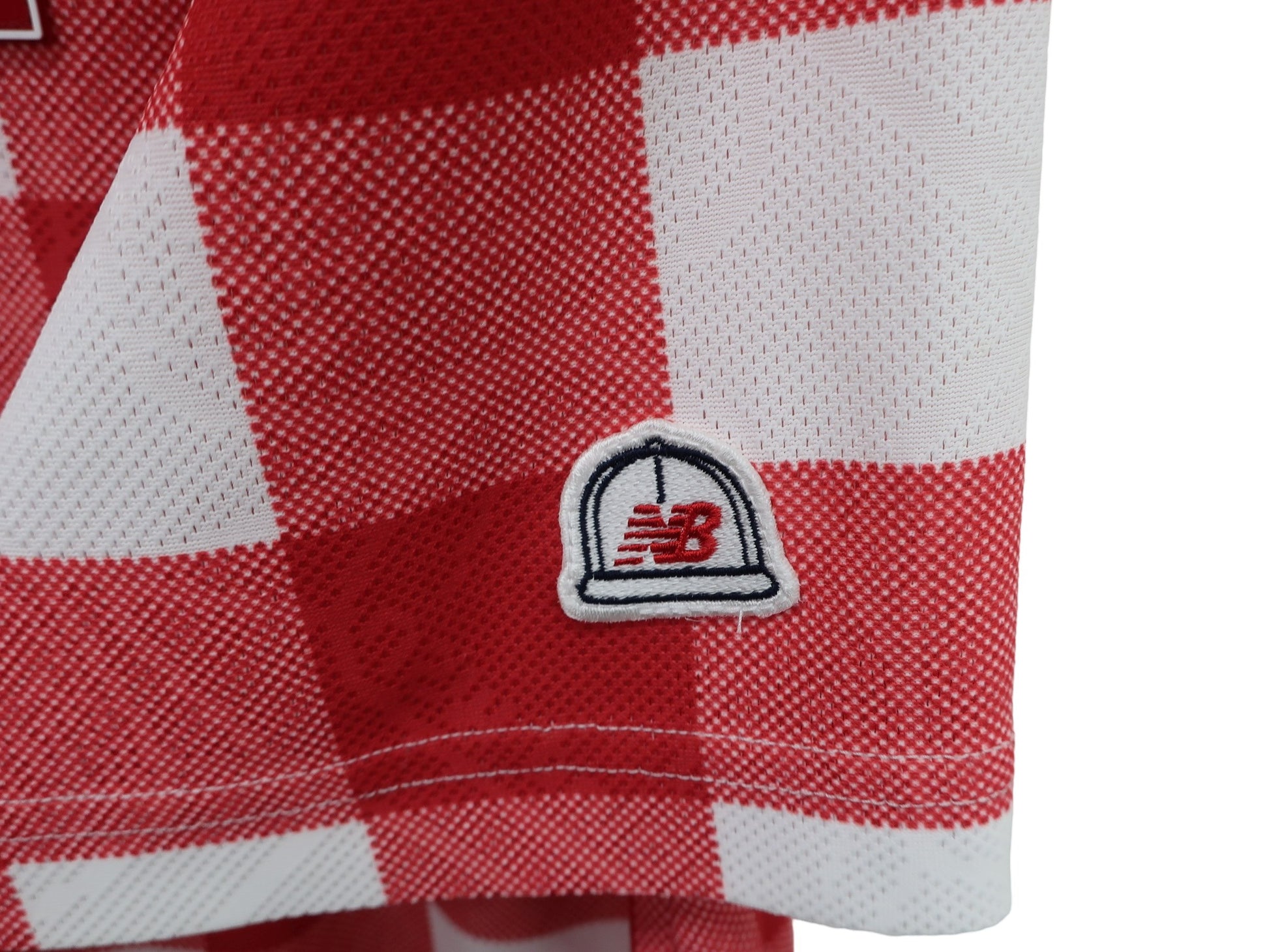 New Balance golf(ニューバランスゴルフ) ポロシャツ 赤白チェック メンズ 5 012-9160010 A