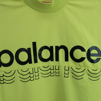 New Balance golf(ニューバランスゴルフ) 半袖モックネックシャツ 黄色 メンズ 6 012-3166008 A