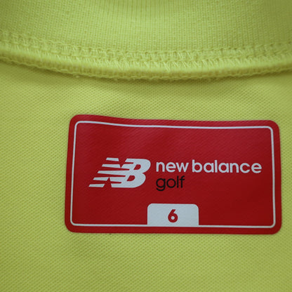 New Balance golf(ニューバランスゴルフ) 半袖モックネックシャツ 黄色 メンズ 6 012-3166008 A