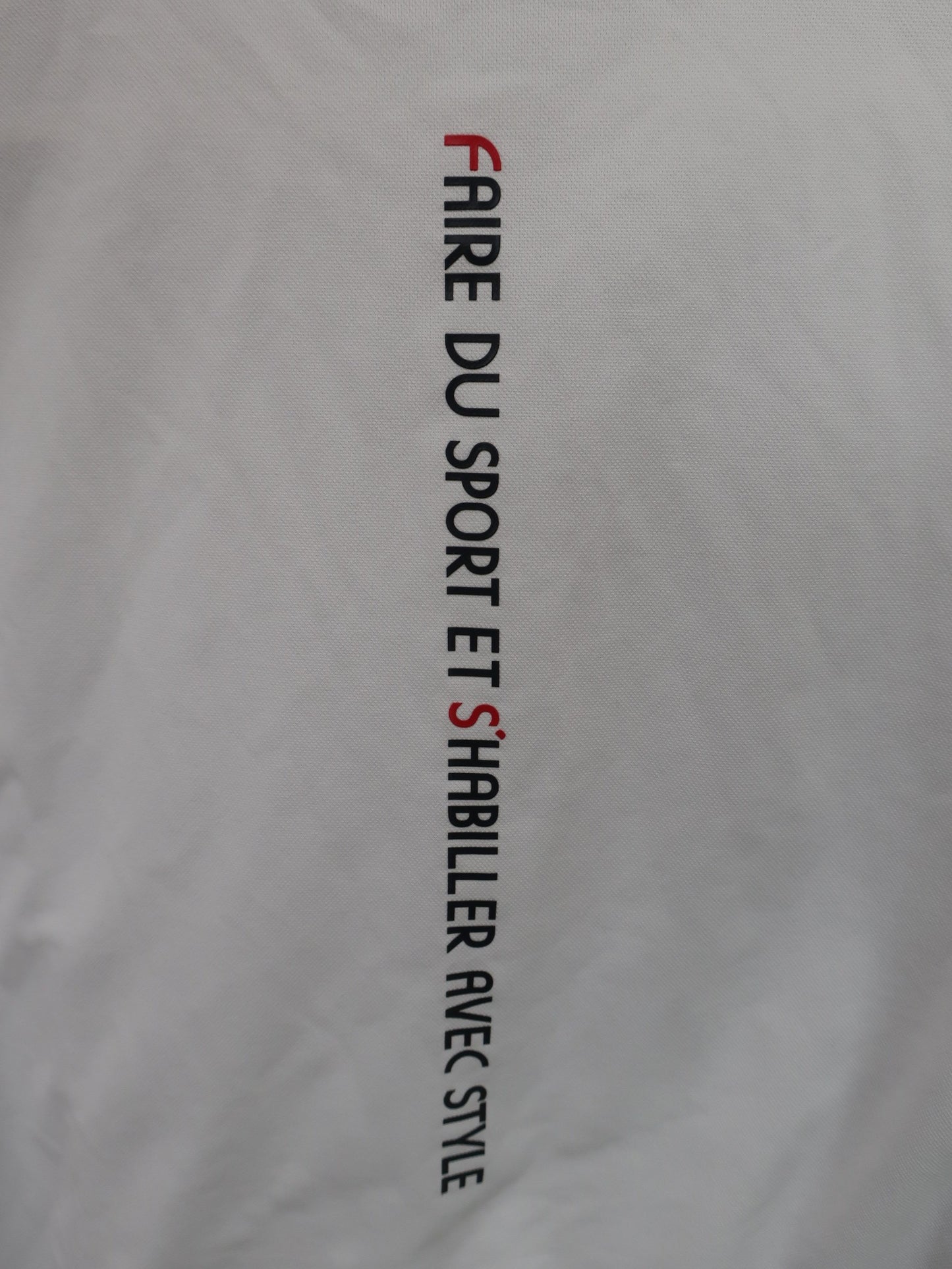 le coq sportif(ルコックスポルティフ) ハーフジップシャツ 白黒 メンズ LL A