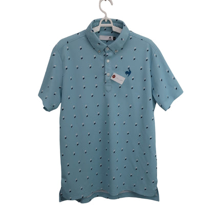 le coq sportif(ルコックスポルティフ) ポロシャツ 水色 メンズ LL A