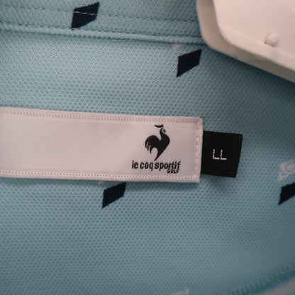 le coq sportif(ルコックスポルティフ) ポロシャツ 水色 メンズ LL A
