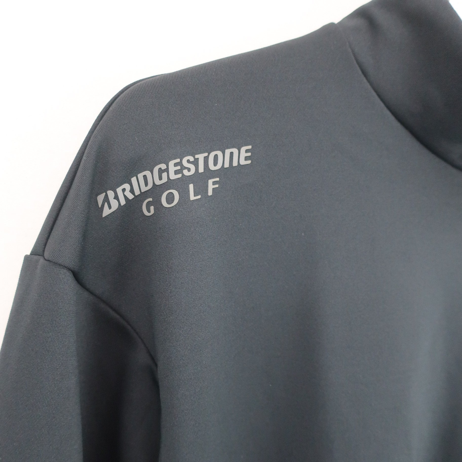 BRIDGESTONE GOLF(ブリヂストンゴルフ) 長袖ハーフジップシャツ 黒 メンズ LL A