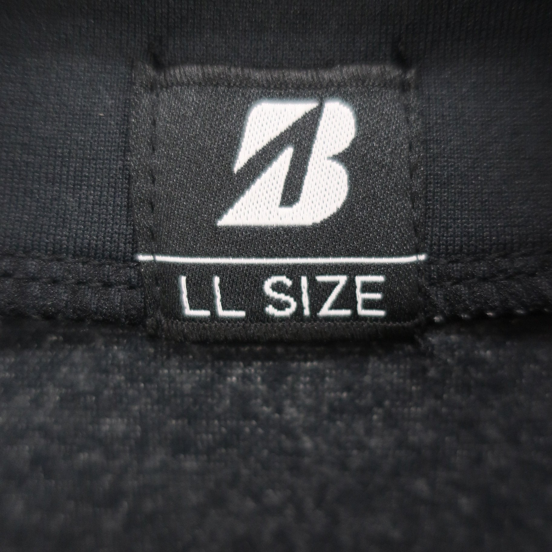 BRIDGESTONE GOLF(ブリヂストンゴルフ) 長袖ハーフジップシャツ 黒 メンズ LL A