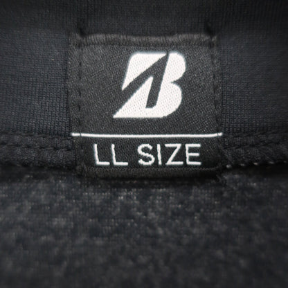 BRIDGESTONE GOLF(ブリヂストンゴルフ) 長袖ハーフジップシャツ 黒 メンズ LL A