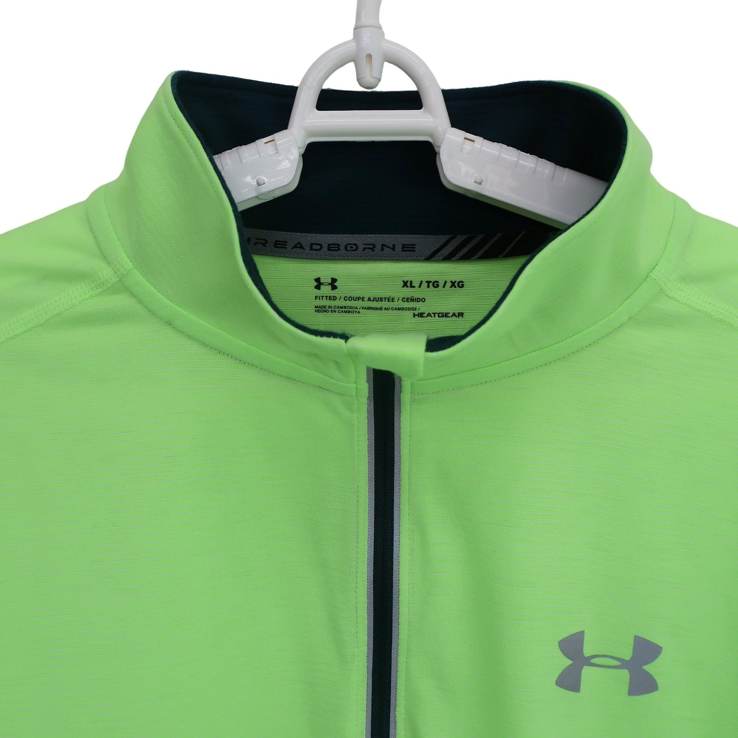 UNDER ARMOUR(アンダーアーマー) 長袖ハーフジップシャツ イエロー メンズ XL A