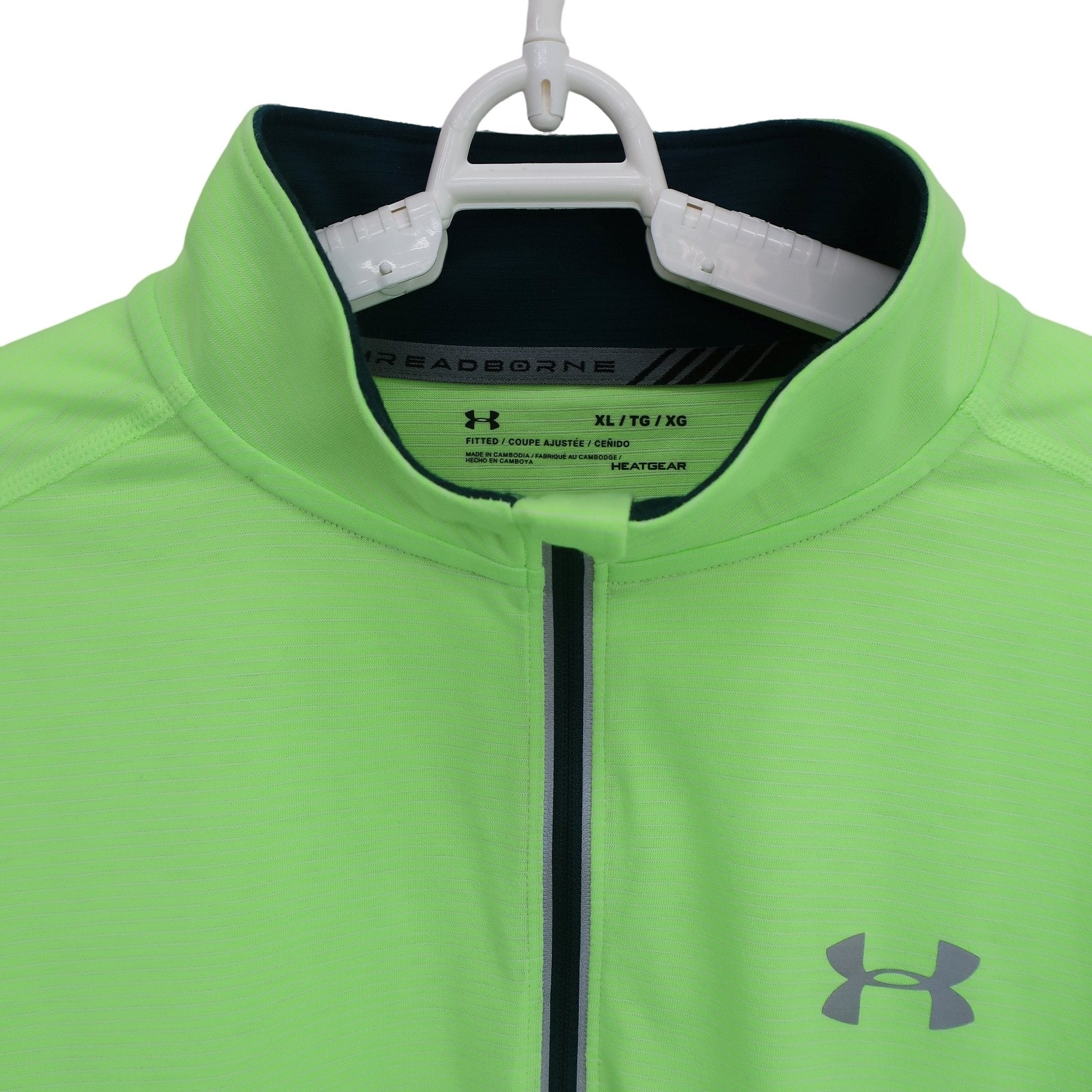UNDER ARMOUR(アンダーアーマー) 長袖ハーフジップシャツ イエロー メンズ XL A