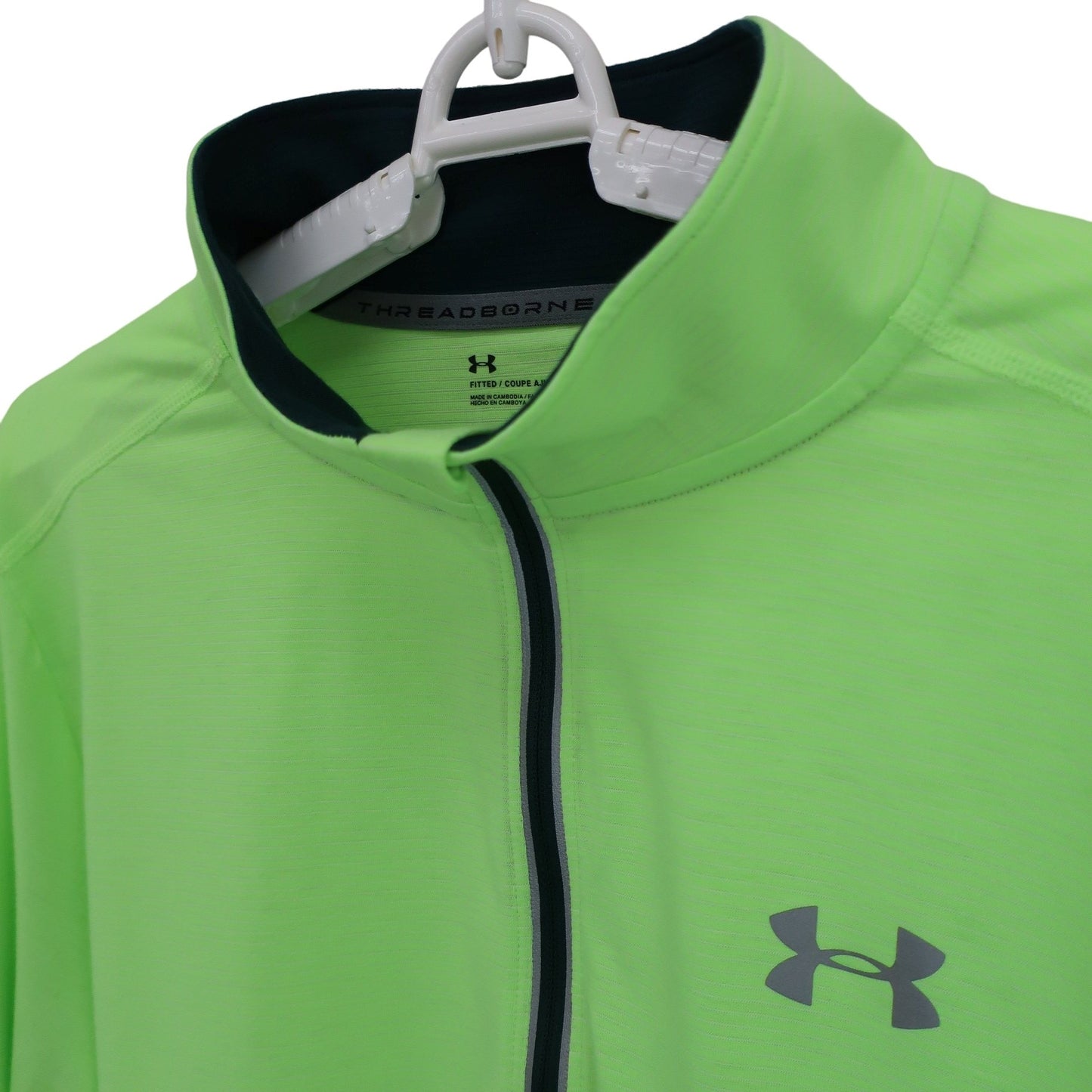 UNDER ARMOUR(アンダーアーマー) 長袖ハーフジップシャツ イエロー メンズ XL A