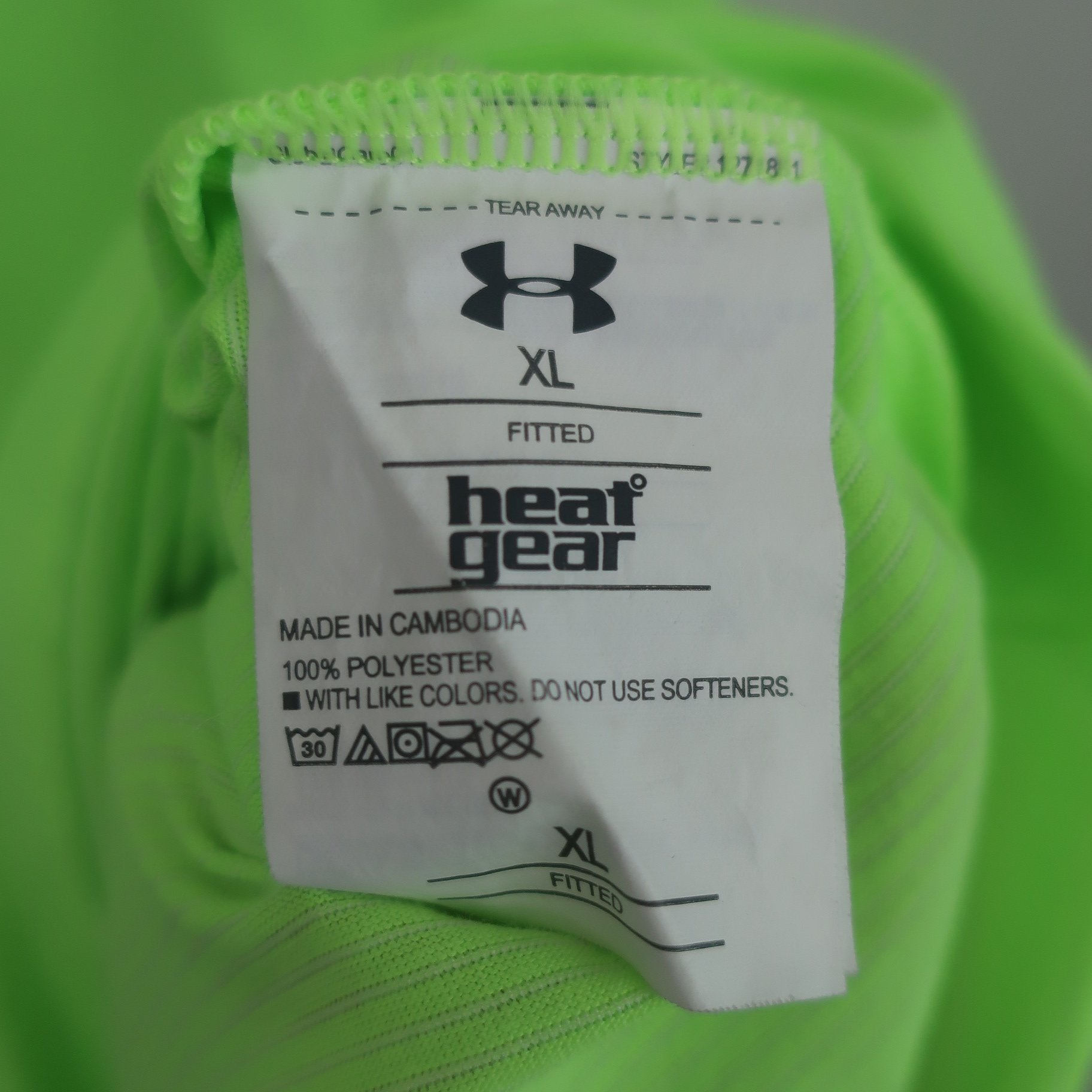 UNDER ARMOUR(アンダーアーマー) 長袖ハーフジップシャツ イエロー メンズ XL A