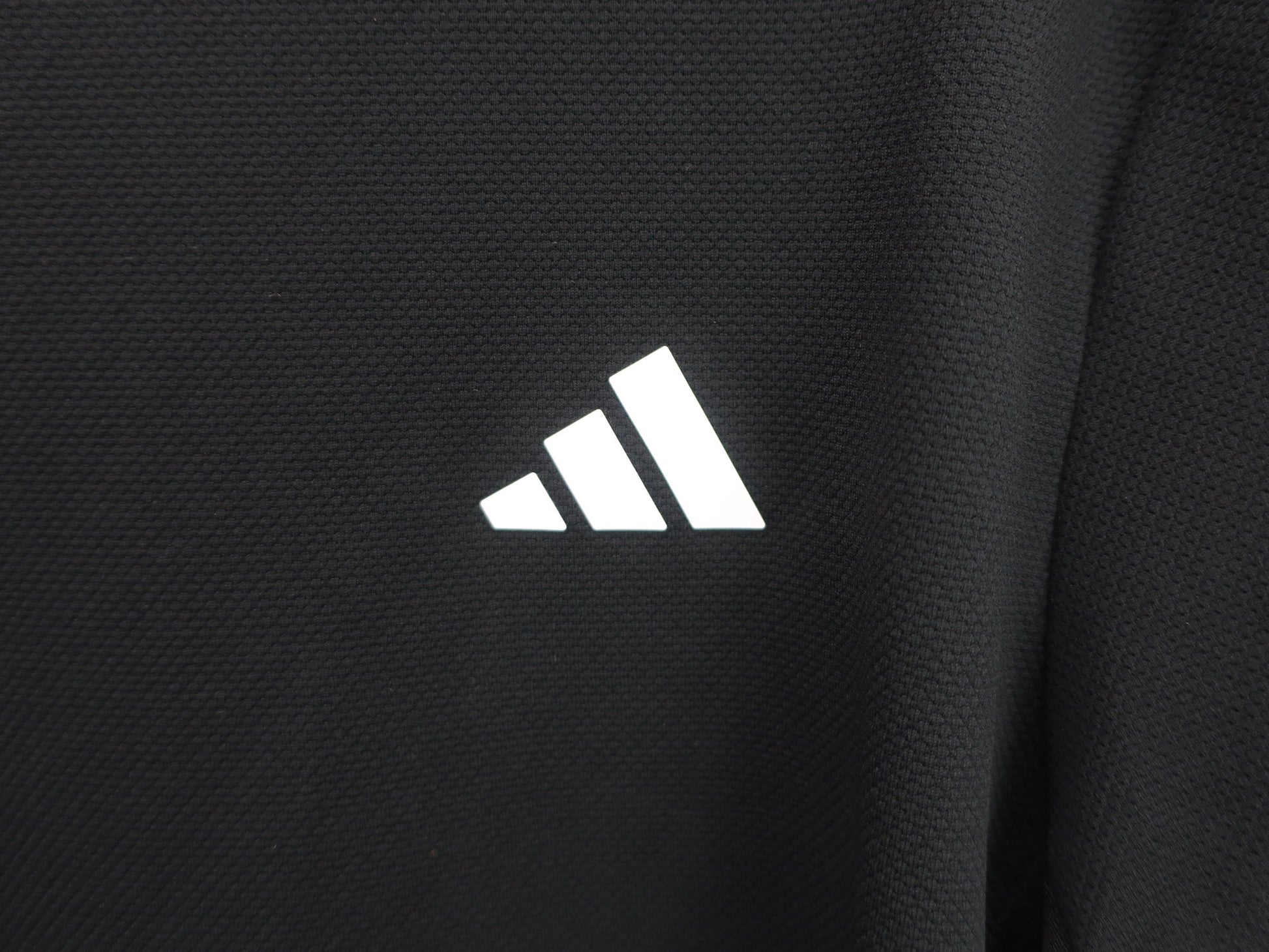 adidas(アディダス) 半袖モックネックシャツ 黒 メンズ XL A