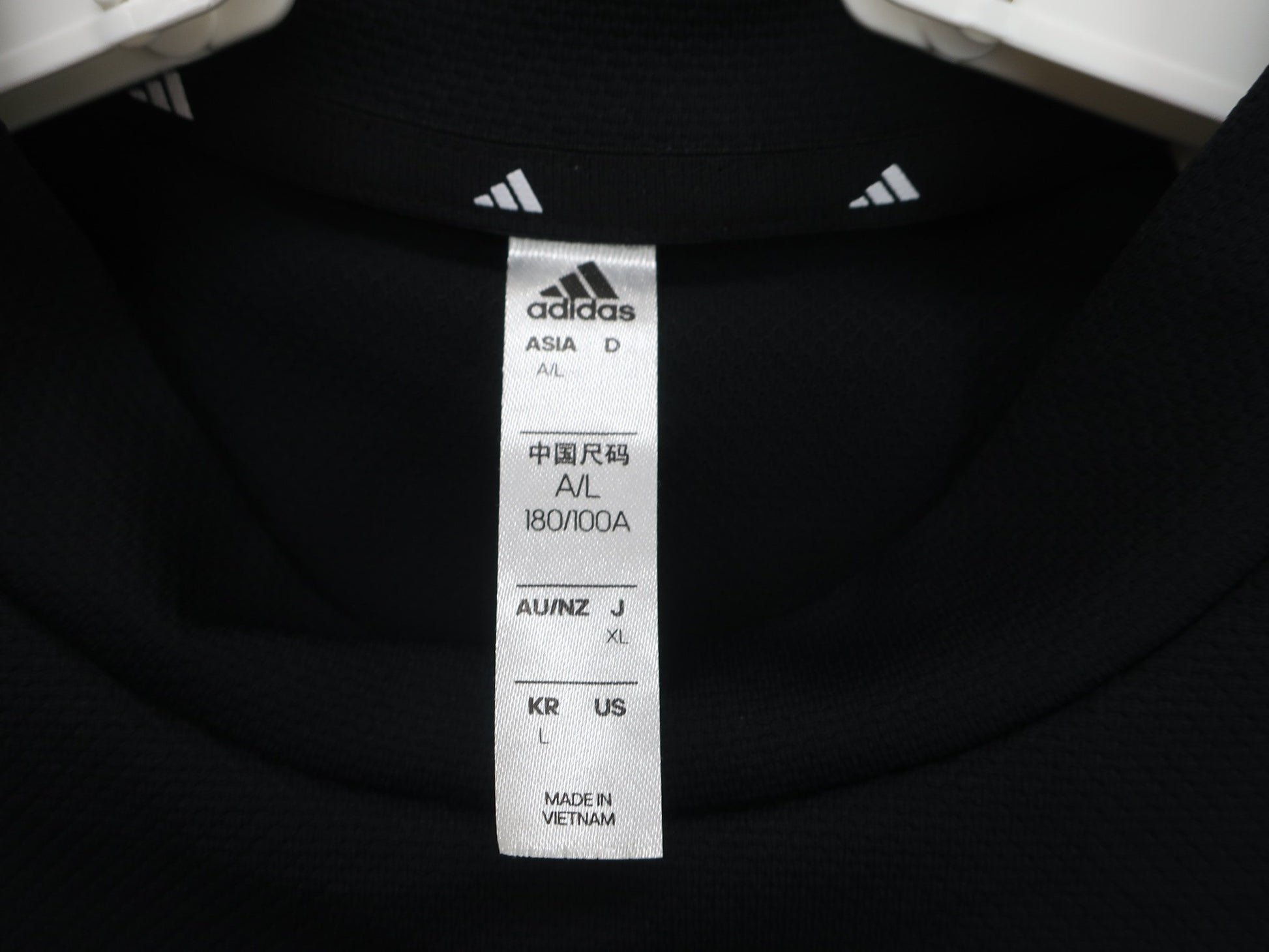 adidas(アディダス) 半袖モックネックシャツ 黒 メンズ XL A