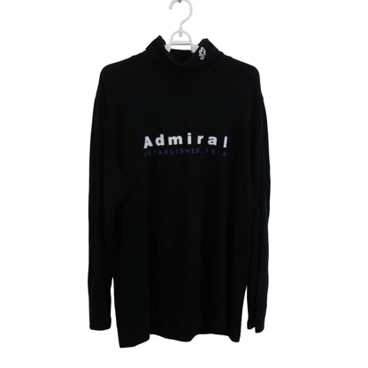 Admiral(アドミラル) 長袖ハイネックシャツ 黒 メンズ XL B