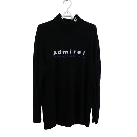 Admiral(アドミラル) 長袖ハイネックシャツ 黒 メンズ XL B