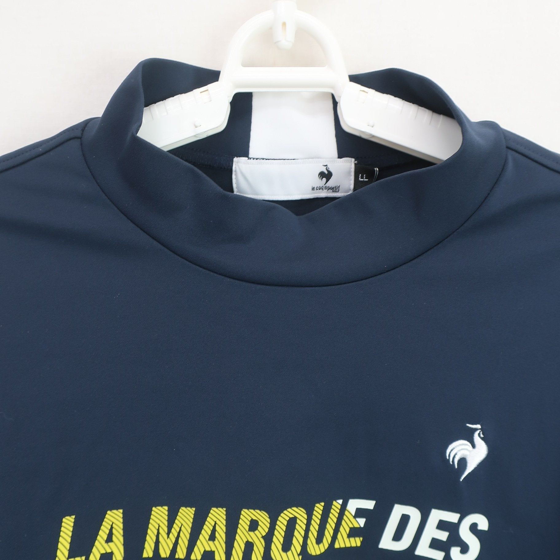 le coq sportif(ルコックスポルティフ) モックネックシャツ ネイビー メンズ LL A
