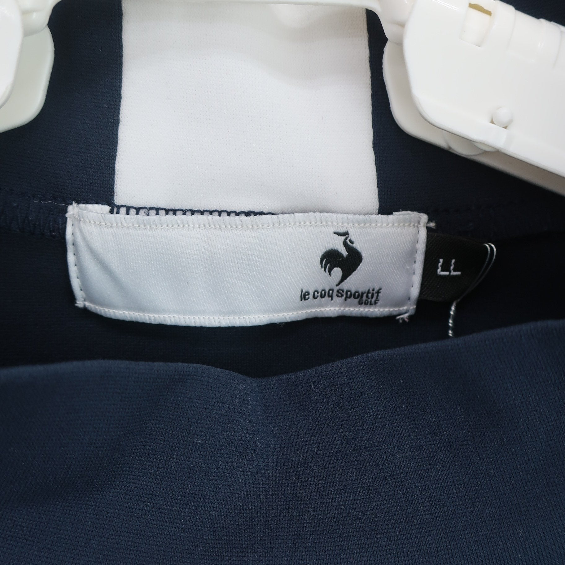 le coq sportif(ルコックスポルティフ) モックネックシャツ ネイビー メンズ LL A