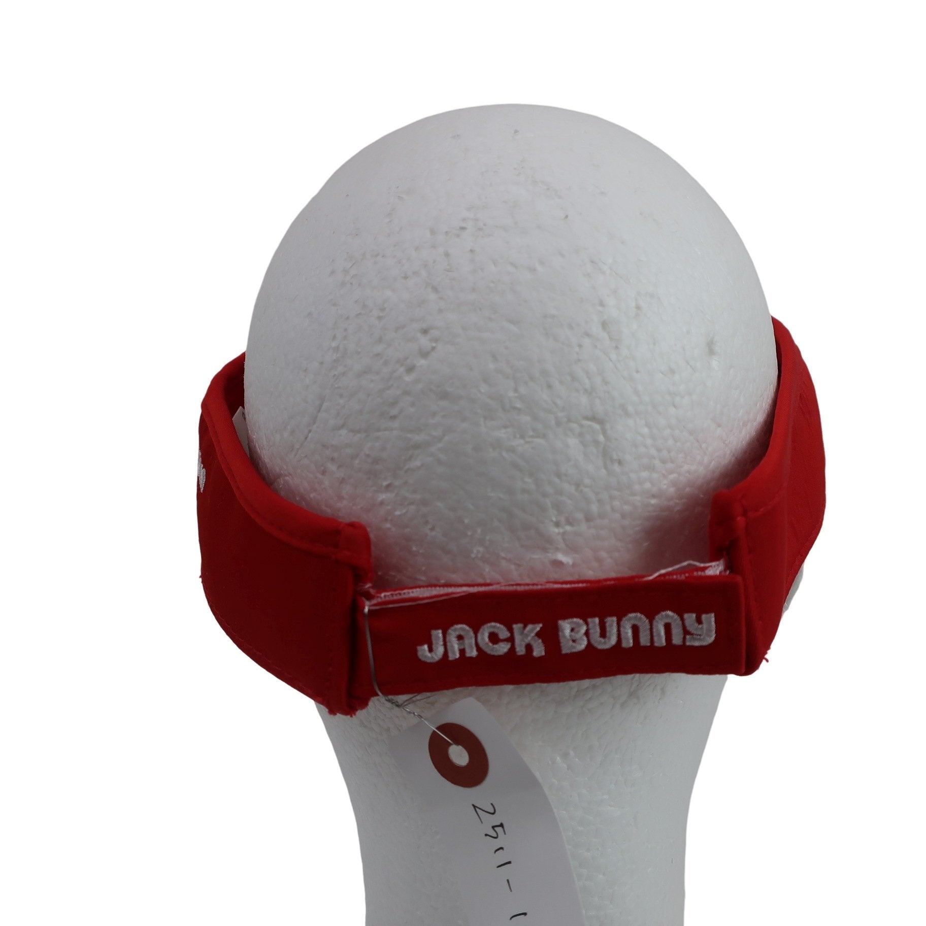 Jack Bunny(ジャックバニー) サンバイザー 赤 メンズ フリーサイズ A