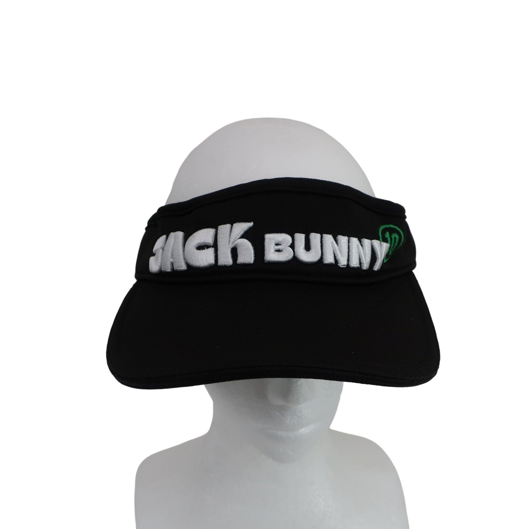 Jack Bunny(ジャックバニー) サンバイザー 黒 メンズ フリーサイズ A
