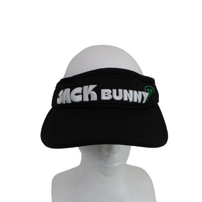 Jack Bunny(ジャックバニー) サンバイザー 黒 メンズ フリーサイズ A