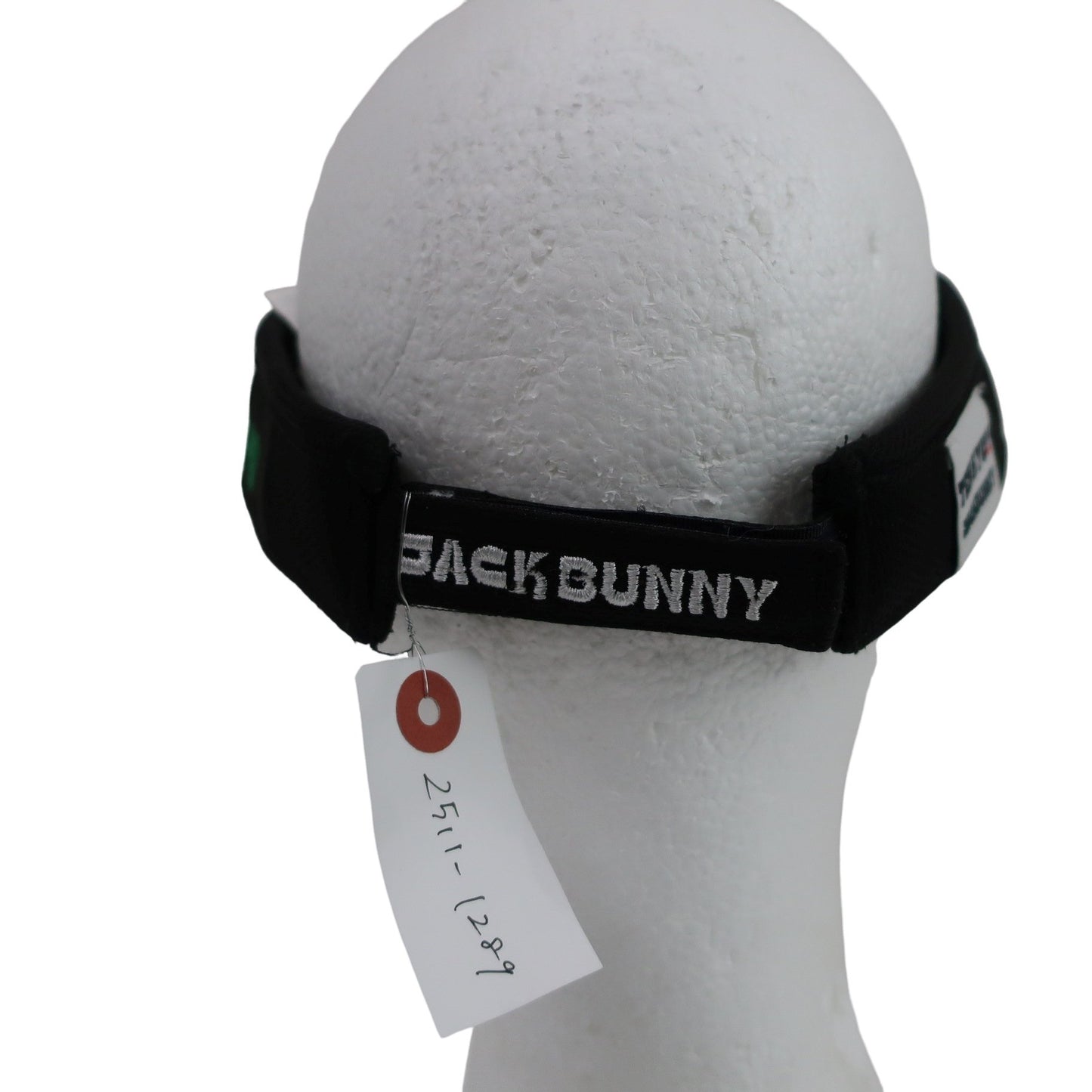 Jack Bunny(ジャックバニー) サンバイザー 黒 メンズ フリーサイズ A