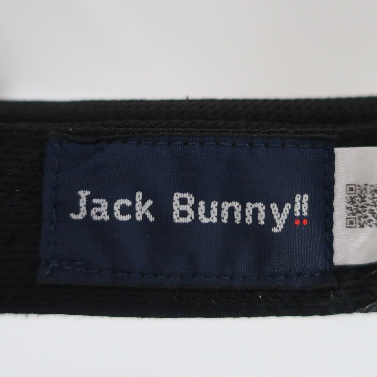 Jack Bunny(ジャックバニー) サンバイザー 黒 メンズ フリーサイズ A
