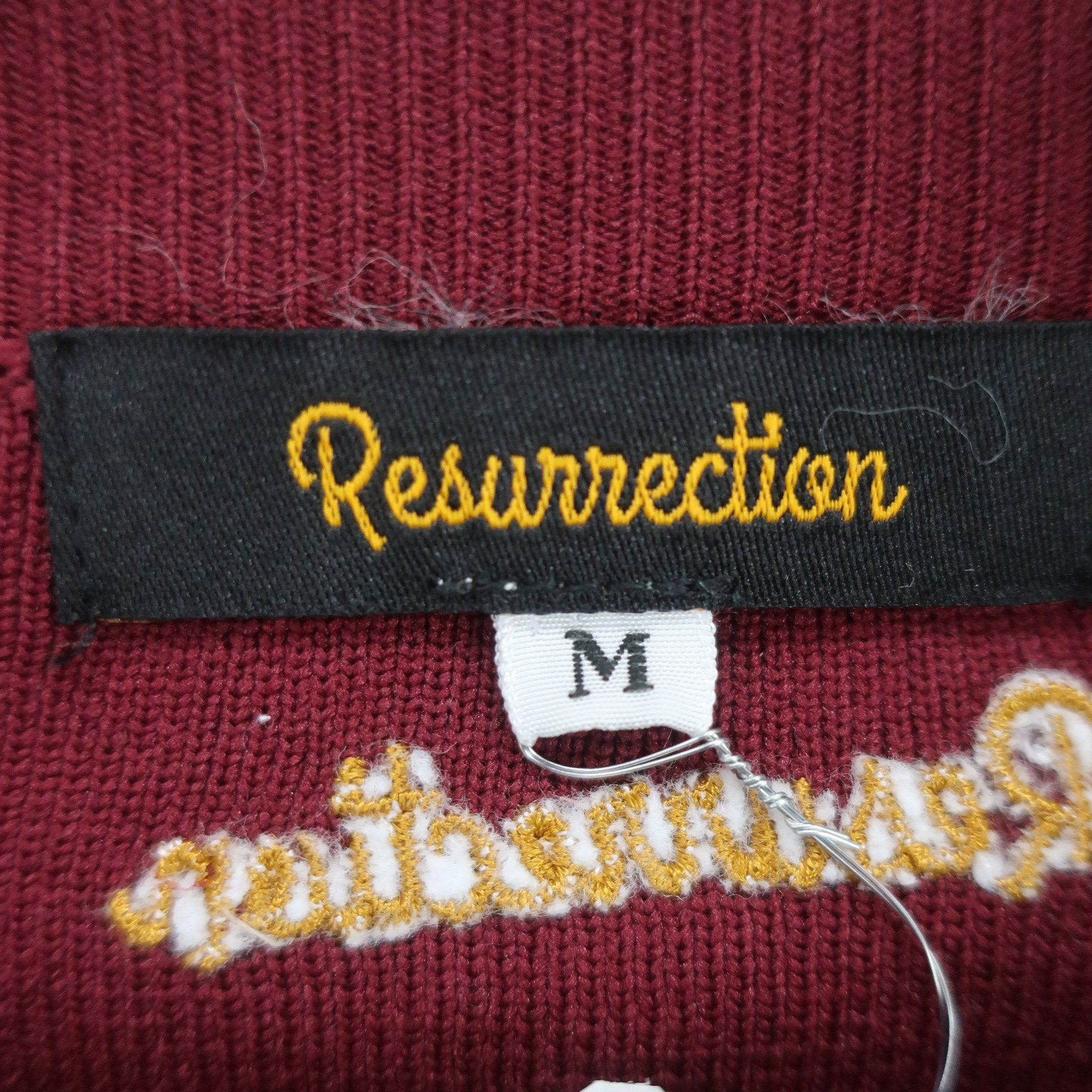 Resurrection(レザレクション) セーター ワインレッド メンズ M 21AWPO01-M A