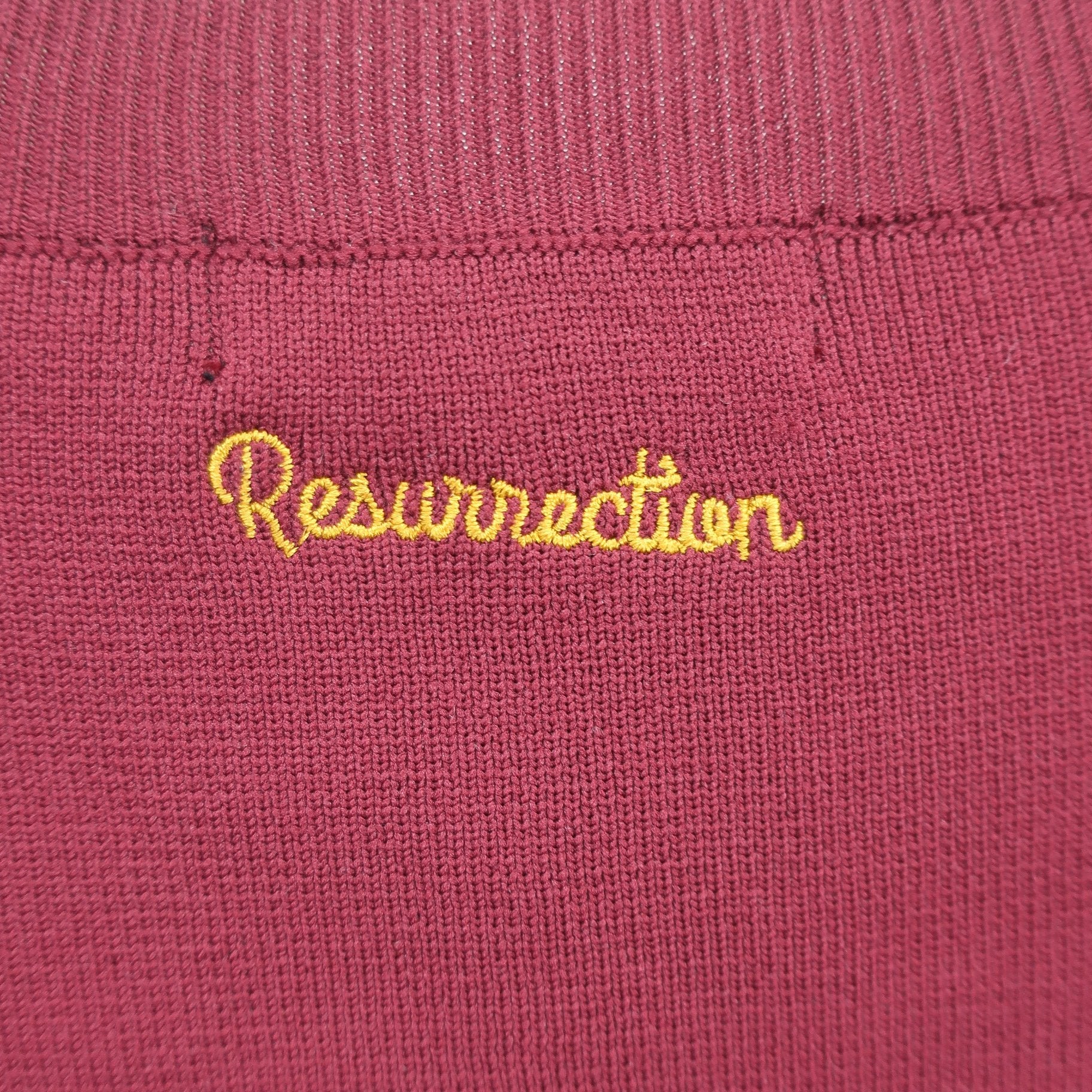 Resurrection(レザレクション) セーター ワインレッド メンズ M 21AWPO01-M A