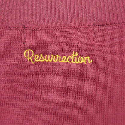 Resurrection(レザレクション) セーター ワインレッド メンズ M 21AWPO01-M A