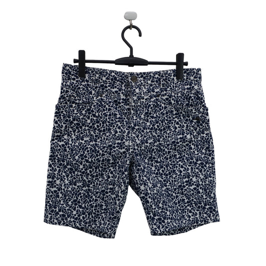 Kappa(カッパ) ハーフパンツ 白ネイビー総柄 メンズ 88 A